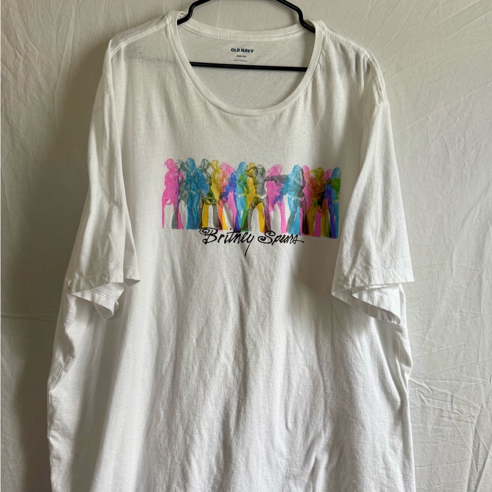 Britney Spears Old Navy White T-Shirt